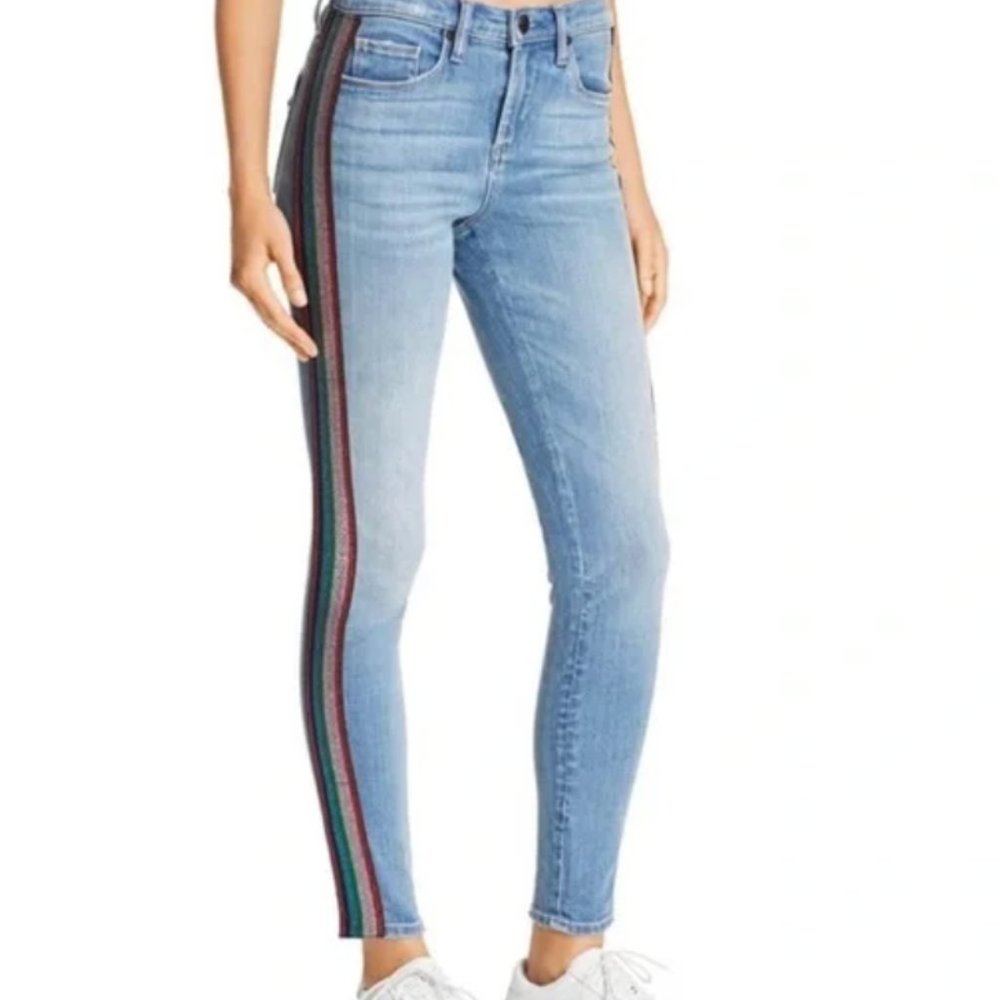 BLANK NYC The Bond Rainbow Stripe Jeans